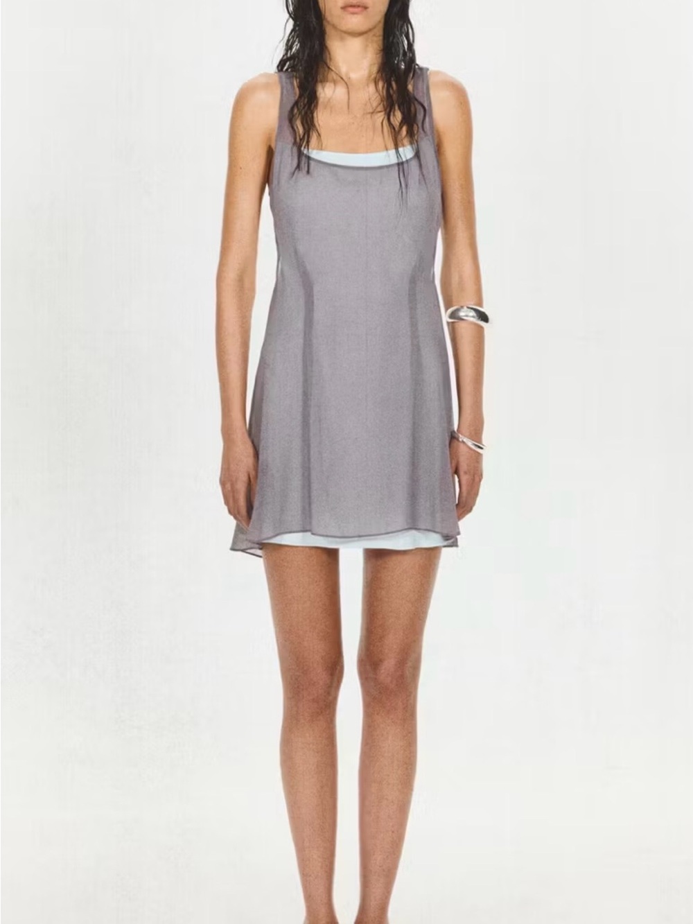 Eckhaus Latta x Mango Overlay Dress with Bows - NWT - Size Medium